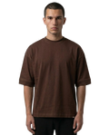 Premium Chocolate Brown Oversized T-Shirt
