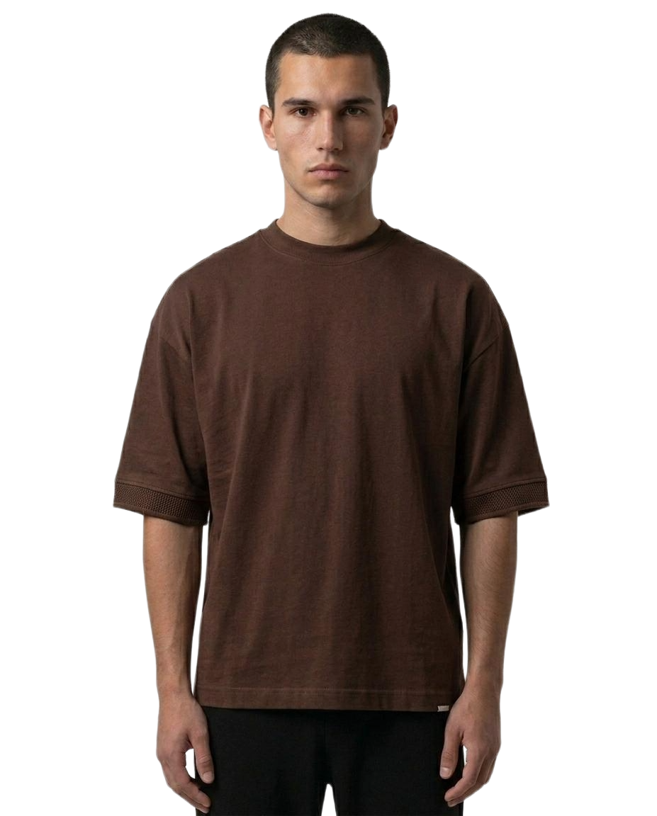 Premium Chocolate Brown Oversized T-Shirt